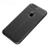 Apple iPhone 8 Plus Kılıf Deri Tarzı Niss Silikon Case - 10
