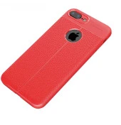 Apple iPhone 8 Plus Kılıf Deri Tarzı Niss Silikon Case - 11