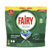 Fairy Orijinal Hepsi Bir Arada Bulaşık Makinesi Tableti 29'lu - 1