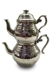 El Işi Dövme Bakır Çaydanlık Küçük Boy Osmanlı Ocağıyla thumbnail 3