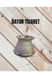 Indüksiyon Ocak Uyumlu Ağır El Işlemeli Cezve thumbnail 1