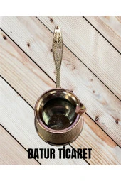 Indüksiyon Ocak Uyumlu Ağır El Işlemeli Cezve thumbnail 2