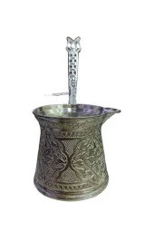 Işlemeli Otantik Cezve 4kişilik thumbnail 1