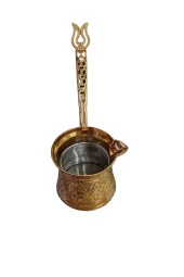 Işlemeli Döküm Cezve 4 Kişilik thumbnail 2