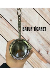 Indüksiyon Ocak Uyumlu Ağır El Işlemeli Cezve thumbnail 2