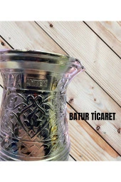 Indüksiyon Ocak Uyumlu Ağır El Işlemeli Cezve thumbnail 4