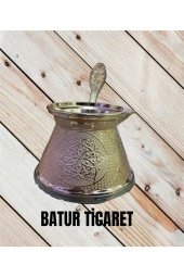 Indüksiyon Ocak Uyumlu Ağır El Işlemeli Cezve thumbnail 1