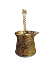 Işlemeli Döküm Cezve 4 Kişilik thumbnail 3