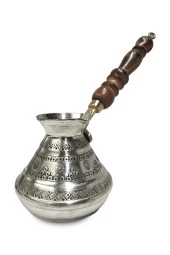 Üzüm Işlemeli Kalın Bakır Cezve No: 3 thumbnail 2