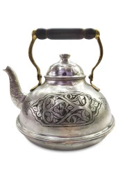 Özel Yapım El Işlemesi Bakır Demlik Kalın Ağır Kalaylı thumbnail 2