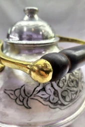 Özel Yapım El Işlemesi Bakır Demlik Kalın Ağır Kalaylı thumbnail 4