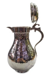 Kapaklı Damla Detaylı Bakır Sürahi + 2 Ayran Bardağı thumbnail 2