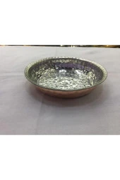 Mini Kahvaltılık Çerezlik Bakır Servis Tabağı thumbnail 1