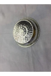 Mini Kahvaltı Çerezlik Bakır Servis Tabağı Beyaz - 2