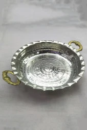 Mini Bakır Çerezlik Kahvaltılık Tabağı - 2