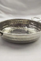 Kahvaltılık Mini Dövme Bakır Sahan Tek Yumurtalık - 3