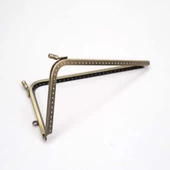 L Model Delikli Metal Çanta Bursu 18.5 CM - 2