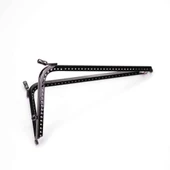 L Model Delikli Metal Çanta Bursu 18.5 CM - 4
