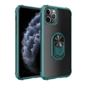 Apple iPhone 11 Pro Max Kılıf Şeffaf Sararmaz Yüzüklü Mola Kapak - 1