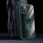 Apple iPhone 11 Pro Max Kılıf Şeffaf Sararmaz Yüzüklü Mola Kapak - 5