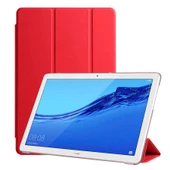 Huawei MediaPad T3 10 Kılıf PU Deri Smart Standlı Case - 10