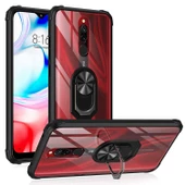Xiaomi Redmi 8A Kılıf Şeffaf Sararmaz Yüzüklü Mola Kapak - 1