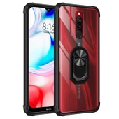 Xiaomi Redmi 8A Kılıf Şeffaf Sararmaz Yüzüklü Mola Kapak - 10