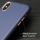 Apple iPhone 8 Plus Kılıf Orijinal Deri Lansman Kapak - 6