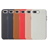 Apple iPhone 8 Plus Kılıf Orijinal Deri Lansman Kapak - 2