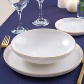 GÜRAL PORSELEN Bilbao 3 Parça Sıngle Yemek Takımı Gold thumbnail 2