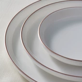 GÜRAL PORSELEN Bilbao 8 Parça 2 Kişilik Bone Yemek Takımı - Copper Bakır thumbnail 3