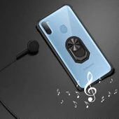 Samsung Galaxy M11 Kılıf Şeffaf Sararmaz Yüzüklü Mola Kapak - 5