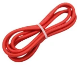 Silikon Kablo Kırmızı 22 AWG 1 Metre Prob Kablosu - 1