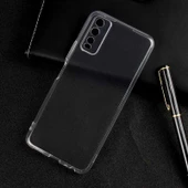 Vivo Y20S Kılıf Şeffaf Silikon Hibrit Case - 5