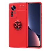 Xiaomi Mi 12 Pro Kılıf Yüzüklü Magnetli Ravel Case Kapak - 11