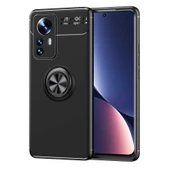 Xiaomi Mi 12 Pro Kılıf Yüzüklü Magnetli Ravel Case Kapak - 12