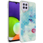 Samsung Galaxy A22 4G Kılıf Desenli Bella Kapak - 1