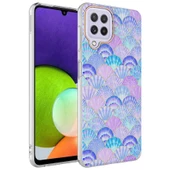 Samsung Galaxy M22 Kılıf Desenli Bella Kapak thumbnail 3