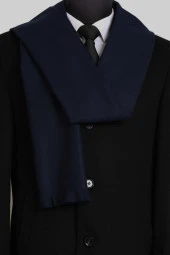 Esgue Viskon Lacivert Düz Atkı - 1