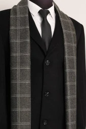 Esgue Desenli Bej Atkı & Kaşkol - 1