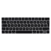 Apple Macbook Pro 13.3inç Touch Bar A1706 Q Klavye Koruyucu Silikon Ped - 2
