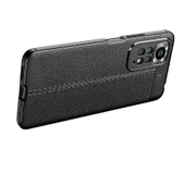 Xiaomi Redmi Note 11 Global Kılıf Deri Tarzı Niss Silikon Case Kapak - 6
