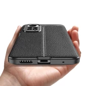 Xiaomi Redmi Note 11 Global Kılıf Deri Tarzı Niss Silikon Case Kapak - 11