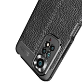 Xiaomi Redmi Note 11 Global Kılıf Deri Tarzı Niss Silikon Case Kapak - 5