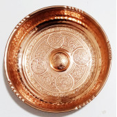 Nada Bakır Desenli Hamam Tası - 1
