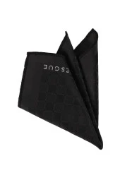 Esgue Siyah Desenli Mendil - 1