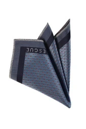 Esgue Mavi Desenli Mendil - 1