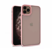 Apple iPhone 11 Pro Max Kılıf Kamera Nikelaj Kenar Renkli Kapak - 8