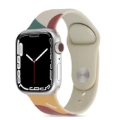 Apple Watch 42/44/45/46/49mm Kordon Karışık Renkli Silikon Kordon 2/3/4/5/6/se/7/8/9/10/ultra - 7