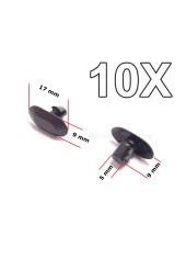 CITROEN Xsara Kapı Contası Klipsi 10 Adet 9619769080 17mmx9mm - 3